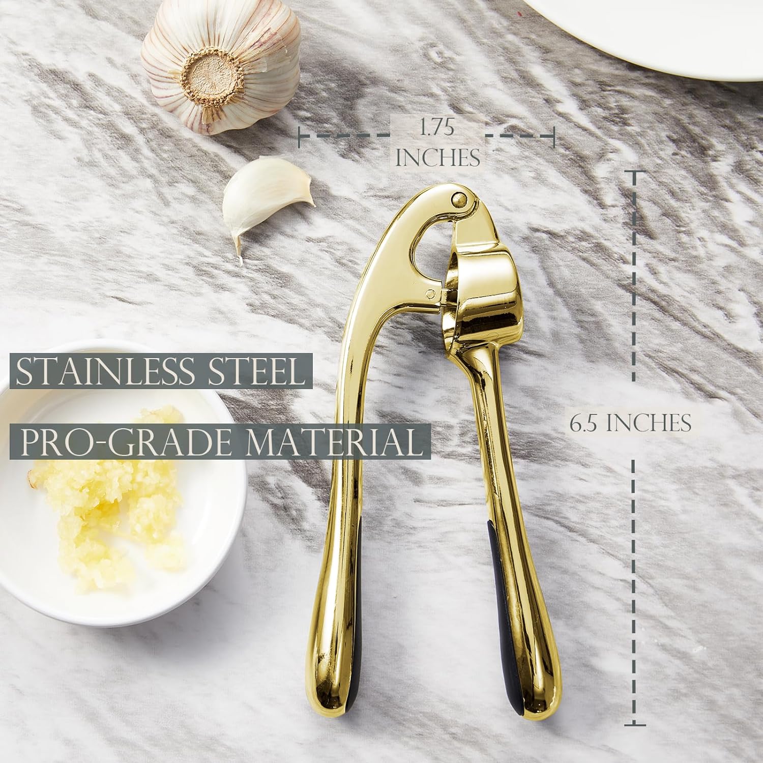 Garlic Press With Studs, Garlic Mincer, Ginger Crusher, Garlic Crusher Garlic Press With Studs, Garlic Mincer, Ginger Crusher, Garlic Crusher